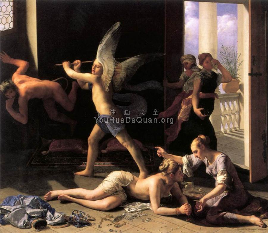 Martha Rebuking Mary for her Vanity - 圭多·卡格纳希